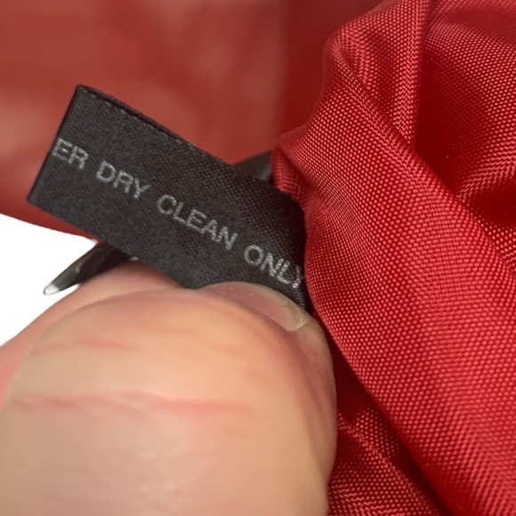 Vintage 80s Michael Hoban Red Leather Straight Pull-On Pants Size 4 High Rise - Picture 6 of 12